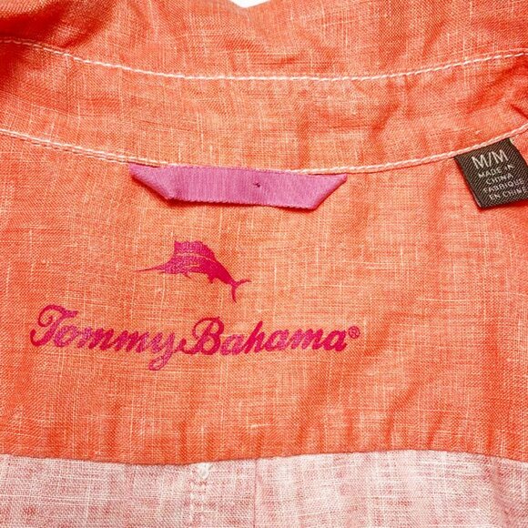 TOMMY BAHAMA Linen Button Down Long Sleeve Top - Picture 8 of 8